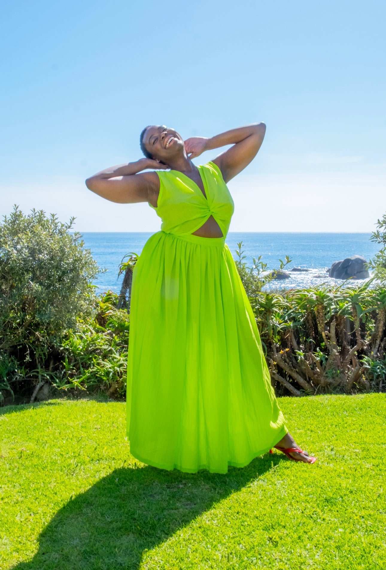 Neon Beatrice Dress