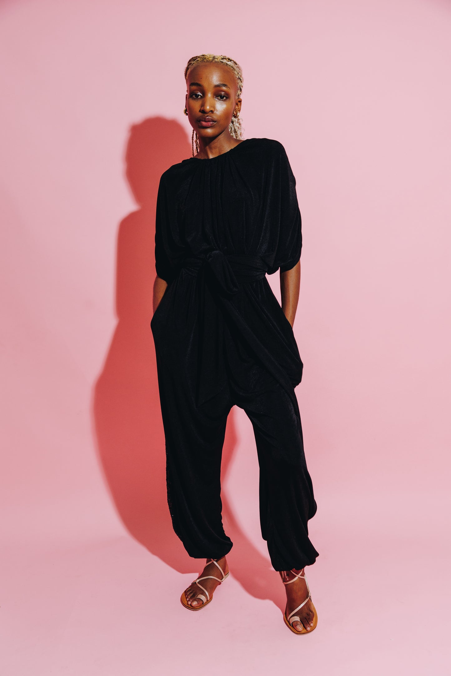 Wrap Jumpsuit - Reversible