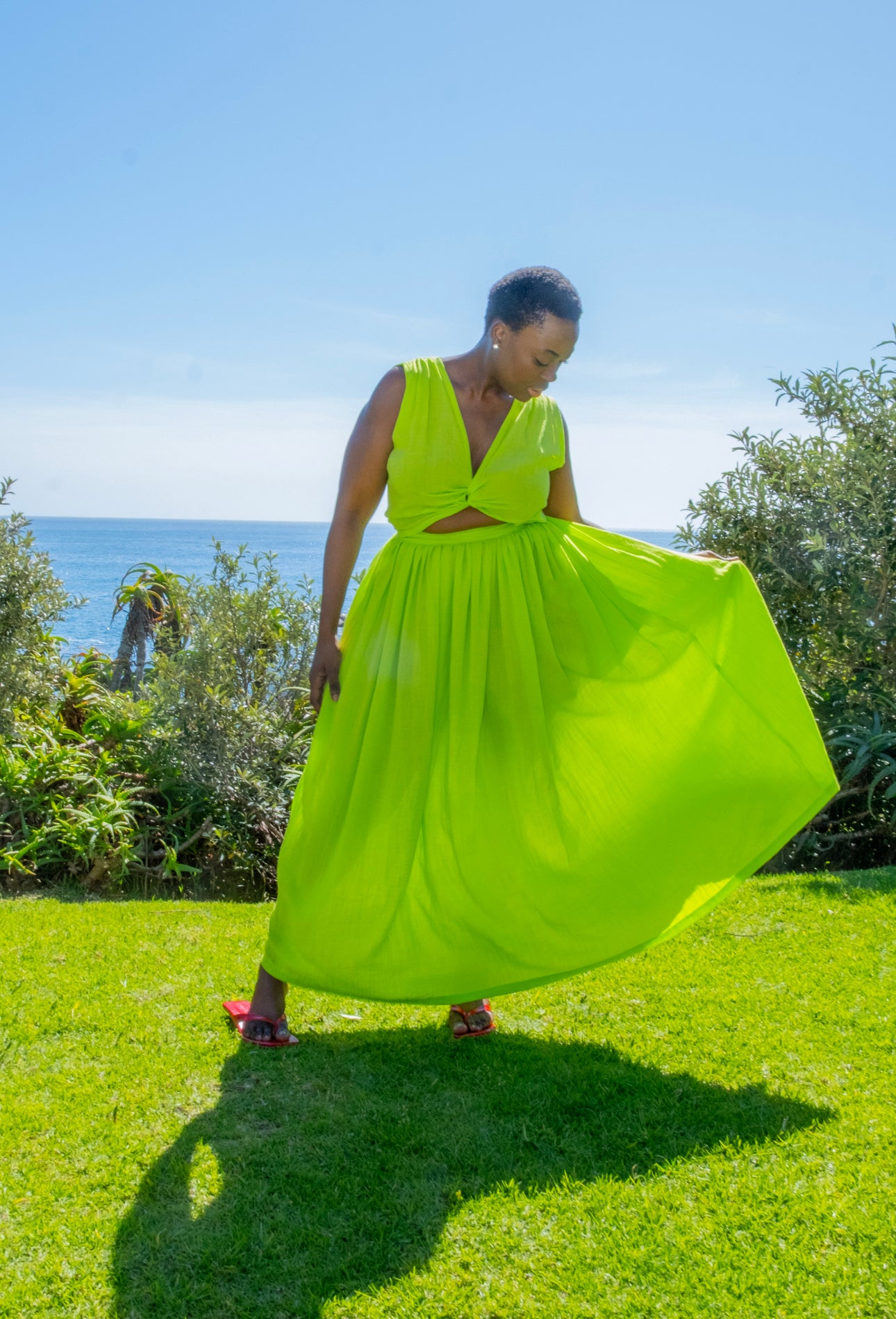 Neon Beatrice Dress