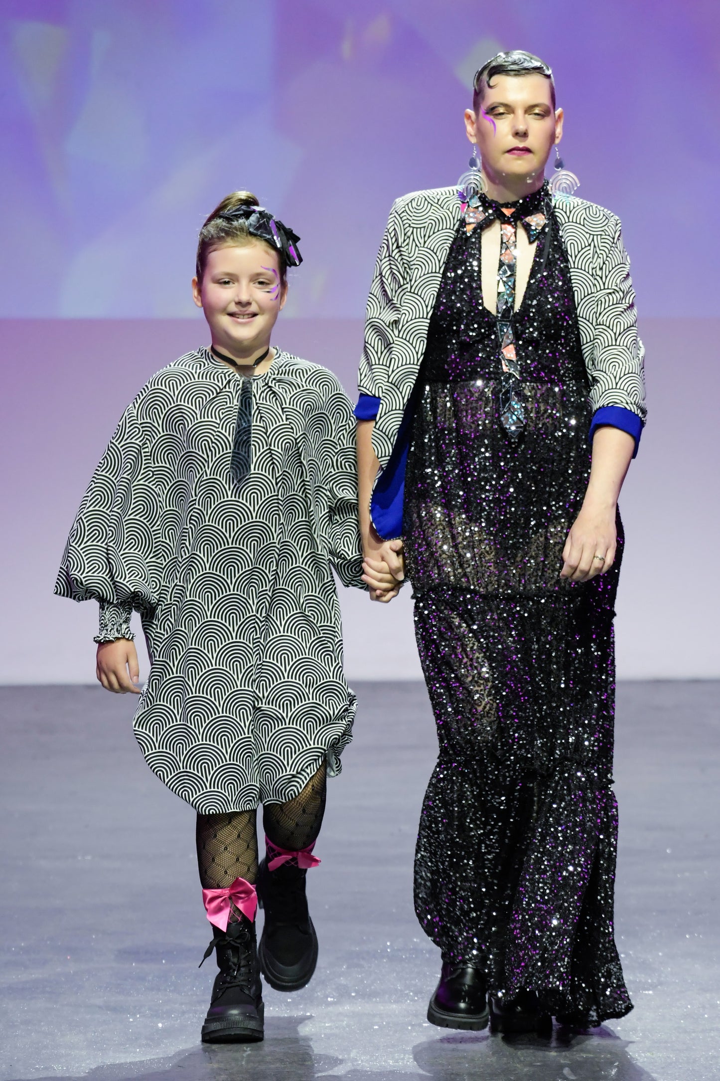 Sequins Tiered Maxi Skirt