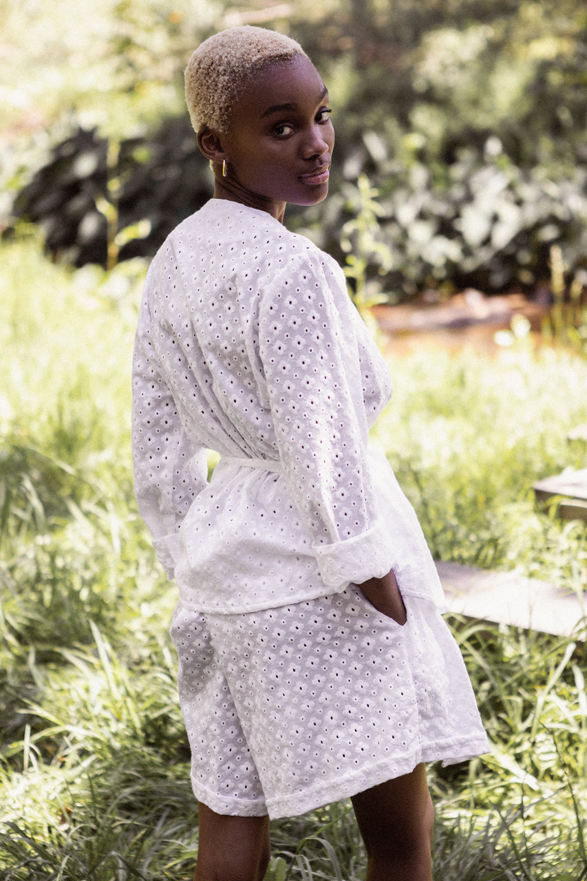 Anglaise Wide Leg Trouser