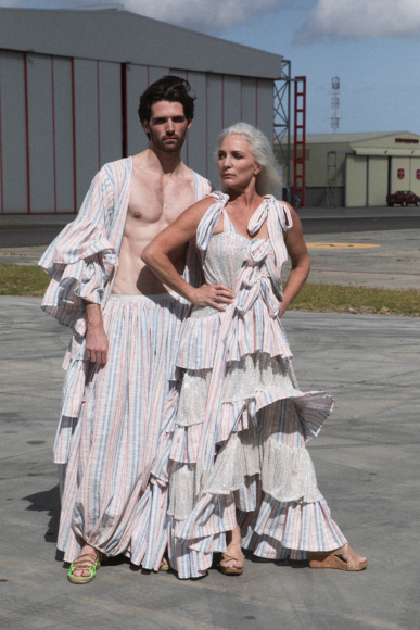 Amalfi Sequin Ruffle Maxi