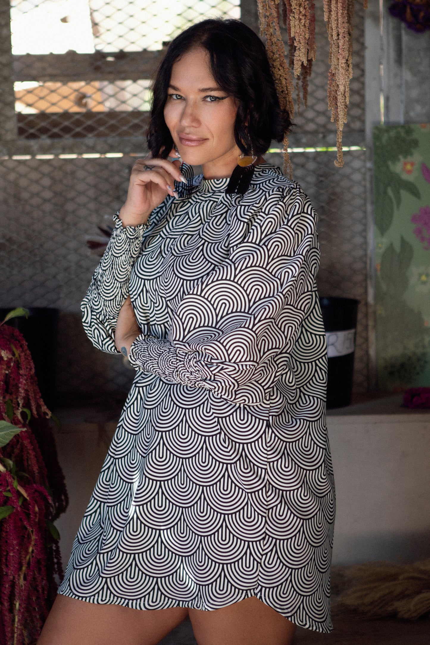 Art Deco Print Tunic