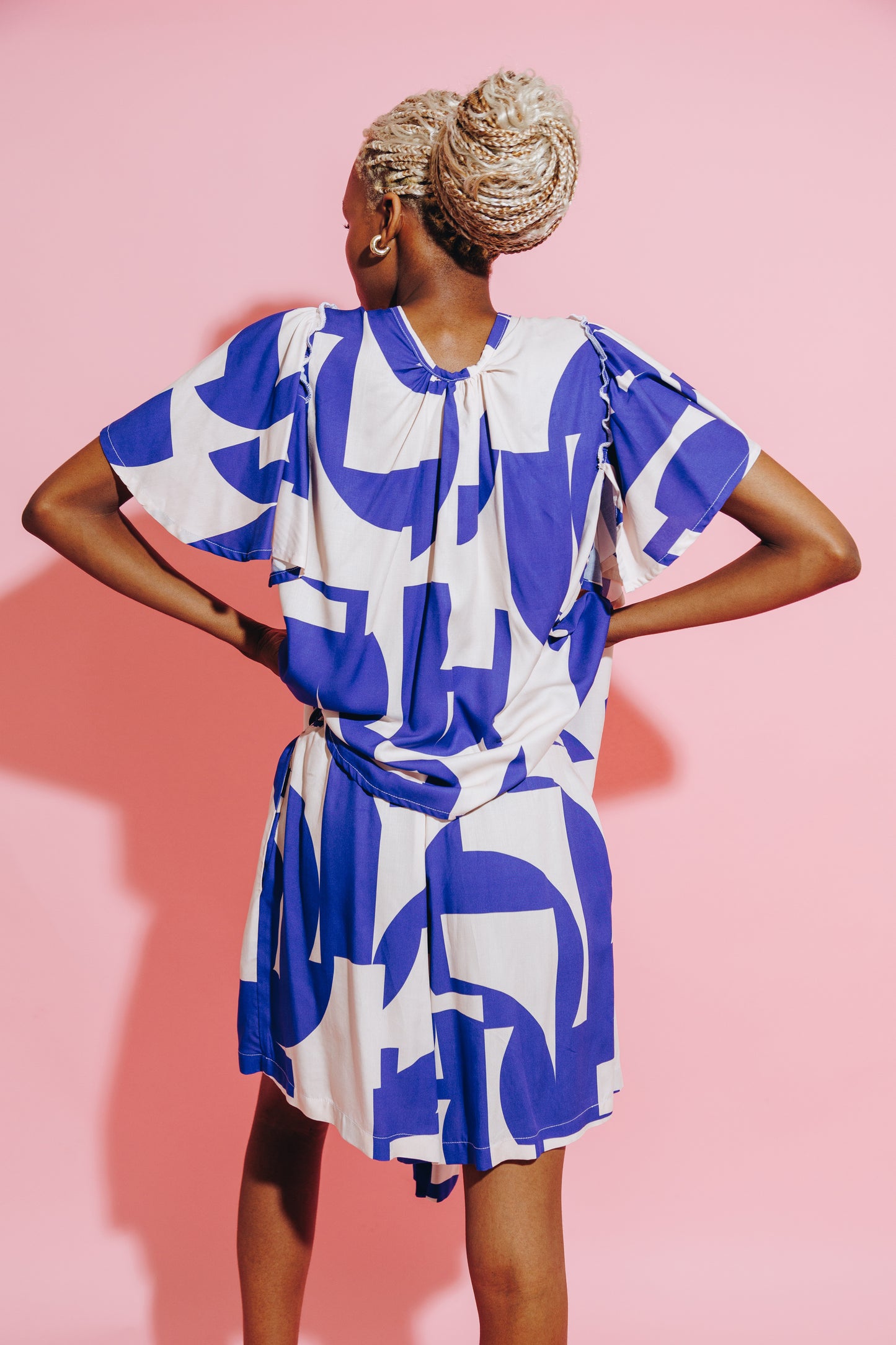 Wide Leg Short Cobalt