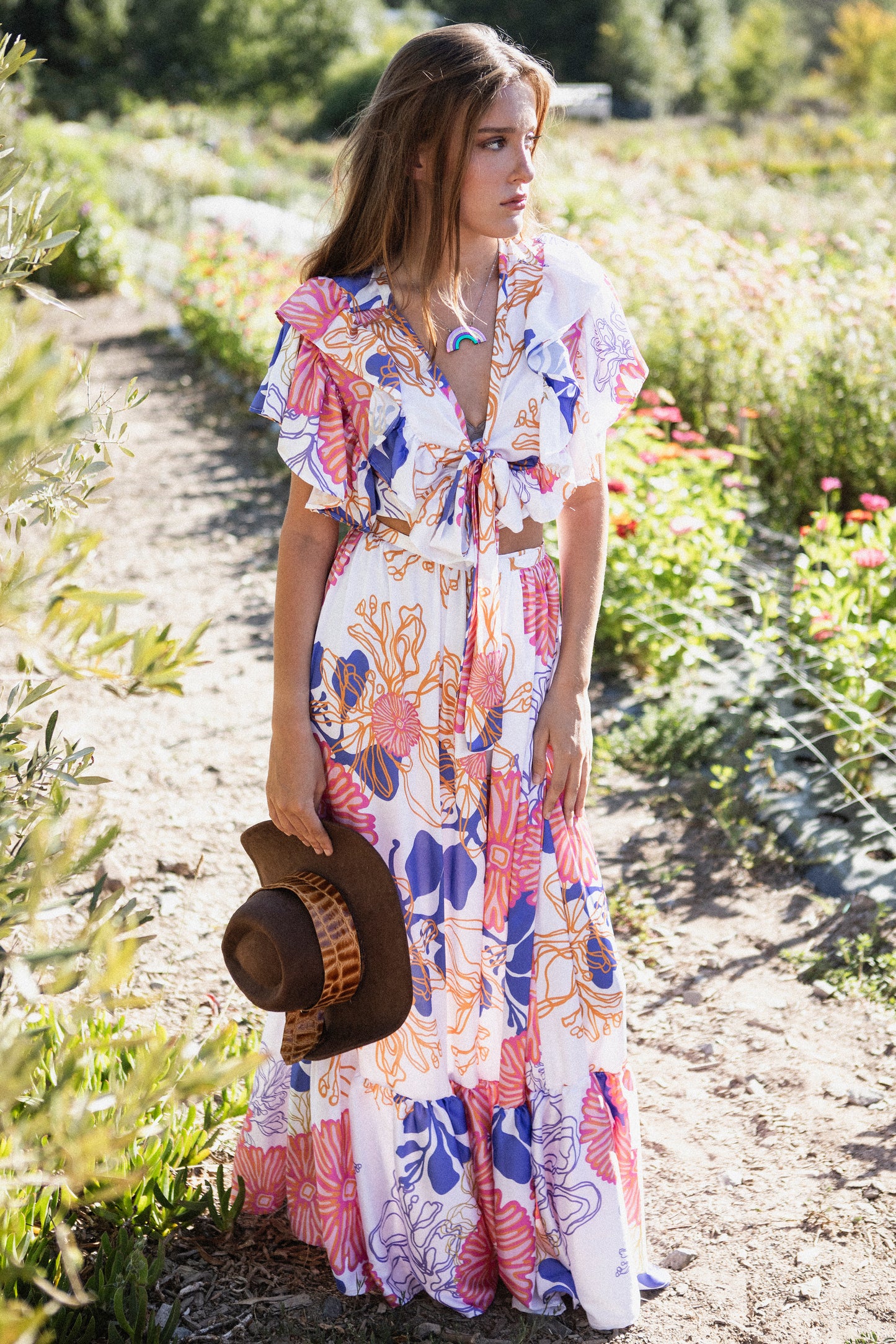 Bespoke Print Maxi Skirt