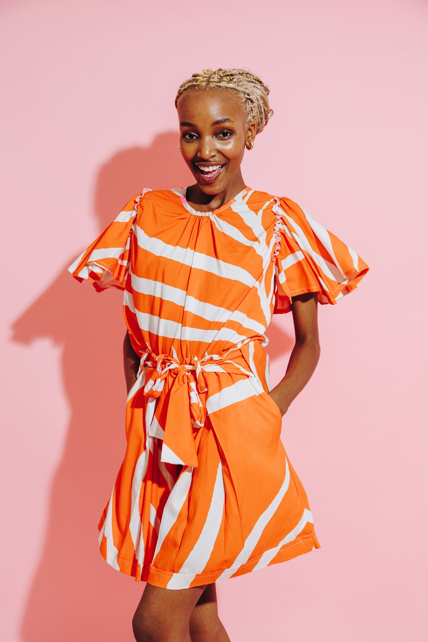 Ruffle Top Tangerine