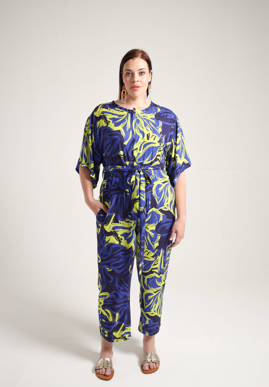 Neon Floral Boilersuit