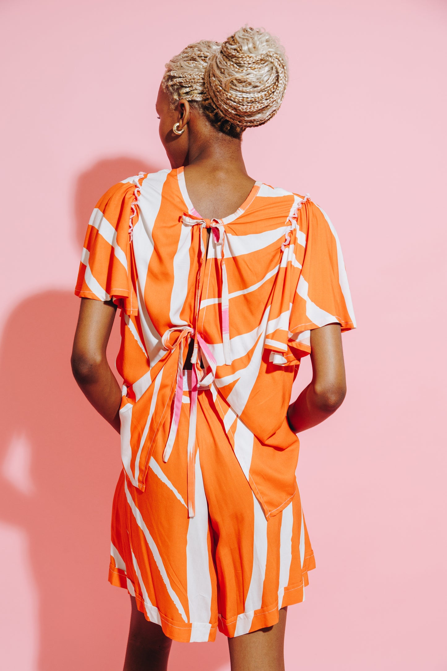 Ruffle Top Tangerine