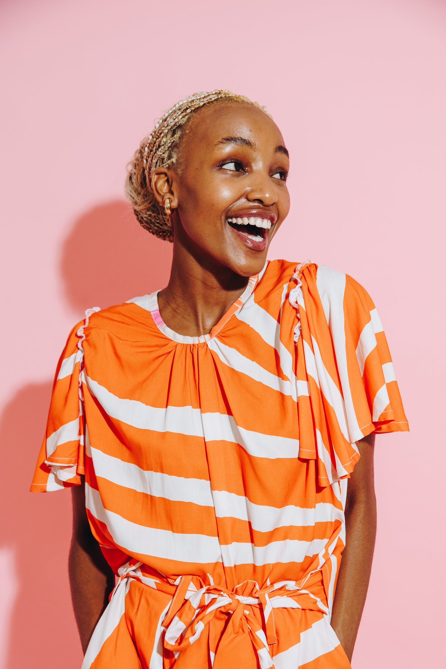 Ruffle Top Tangerine