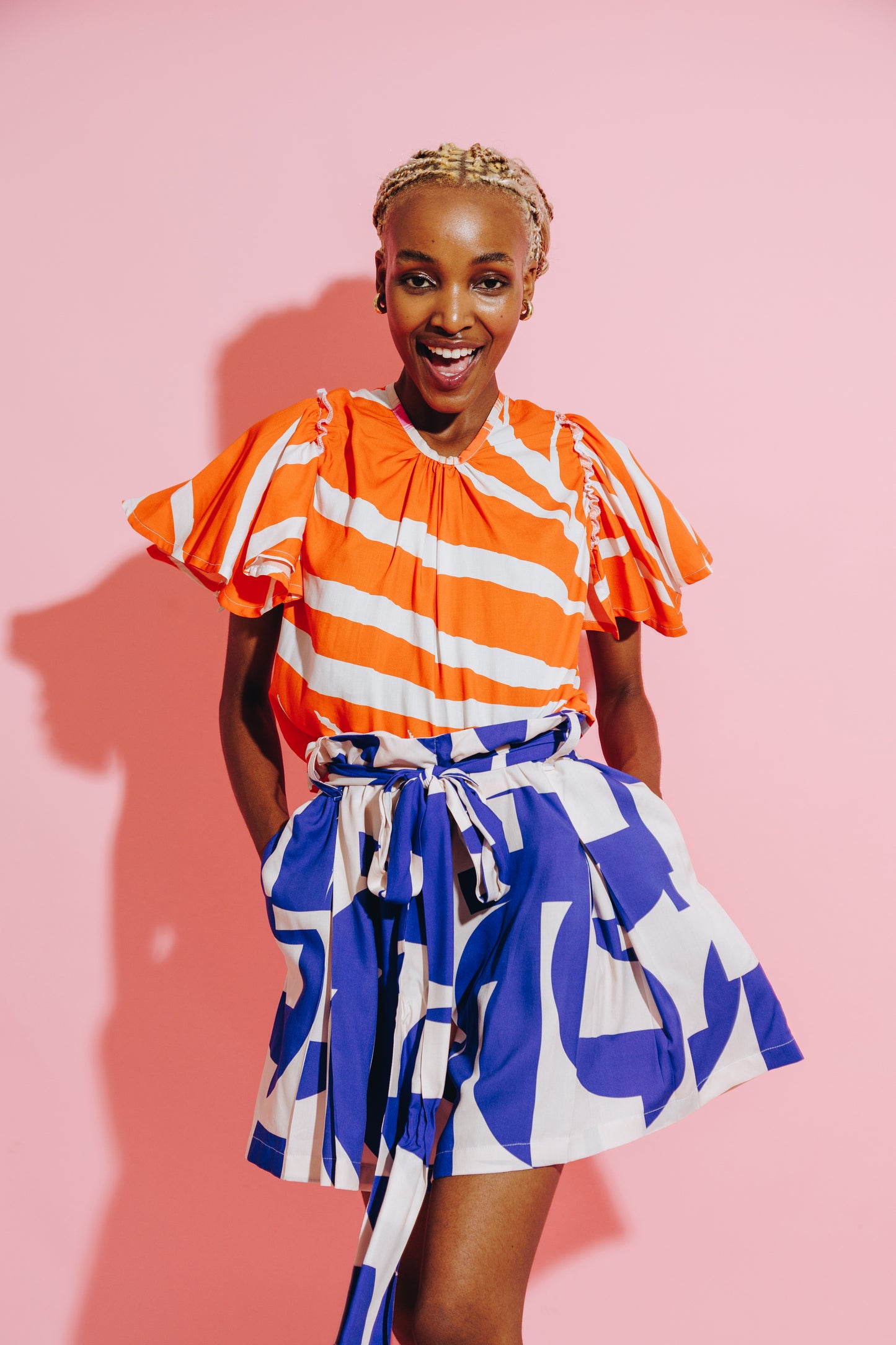 Ruffle Top Tangerine