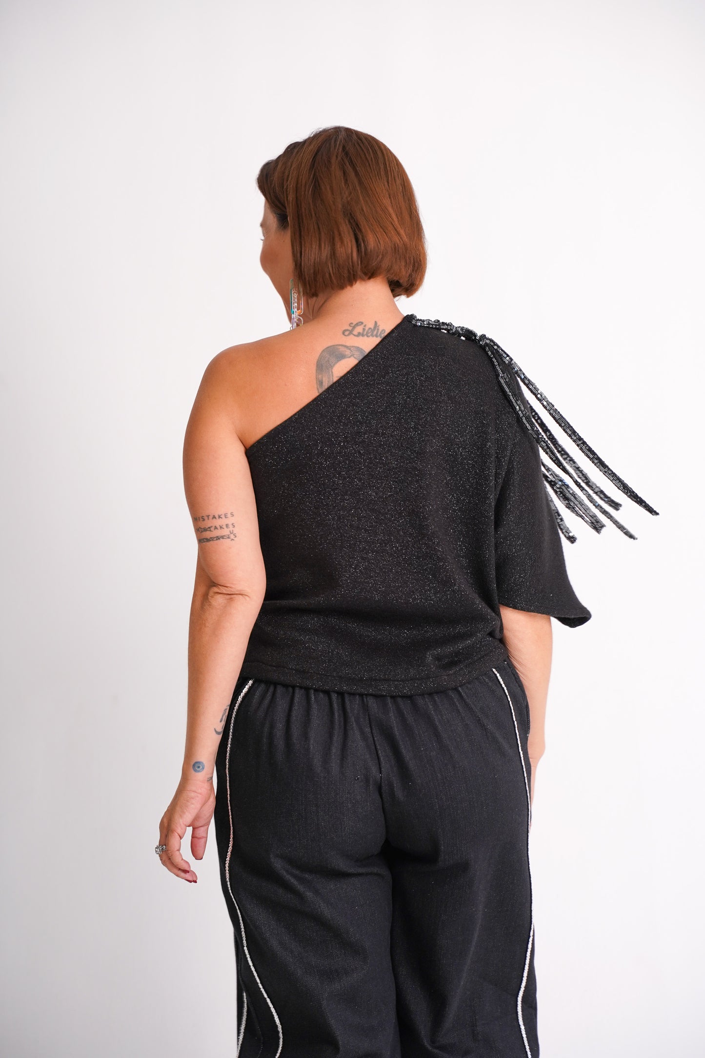 Shoulder Shimmer Top