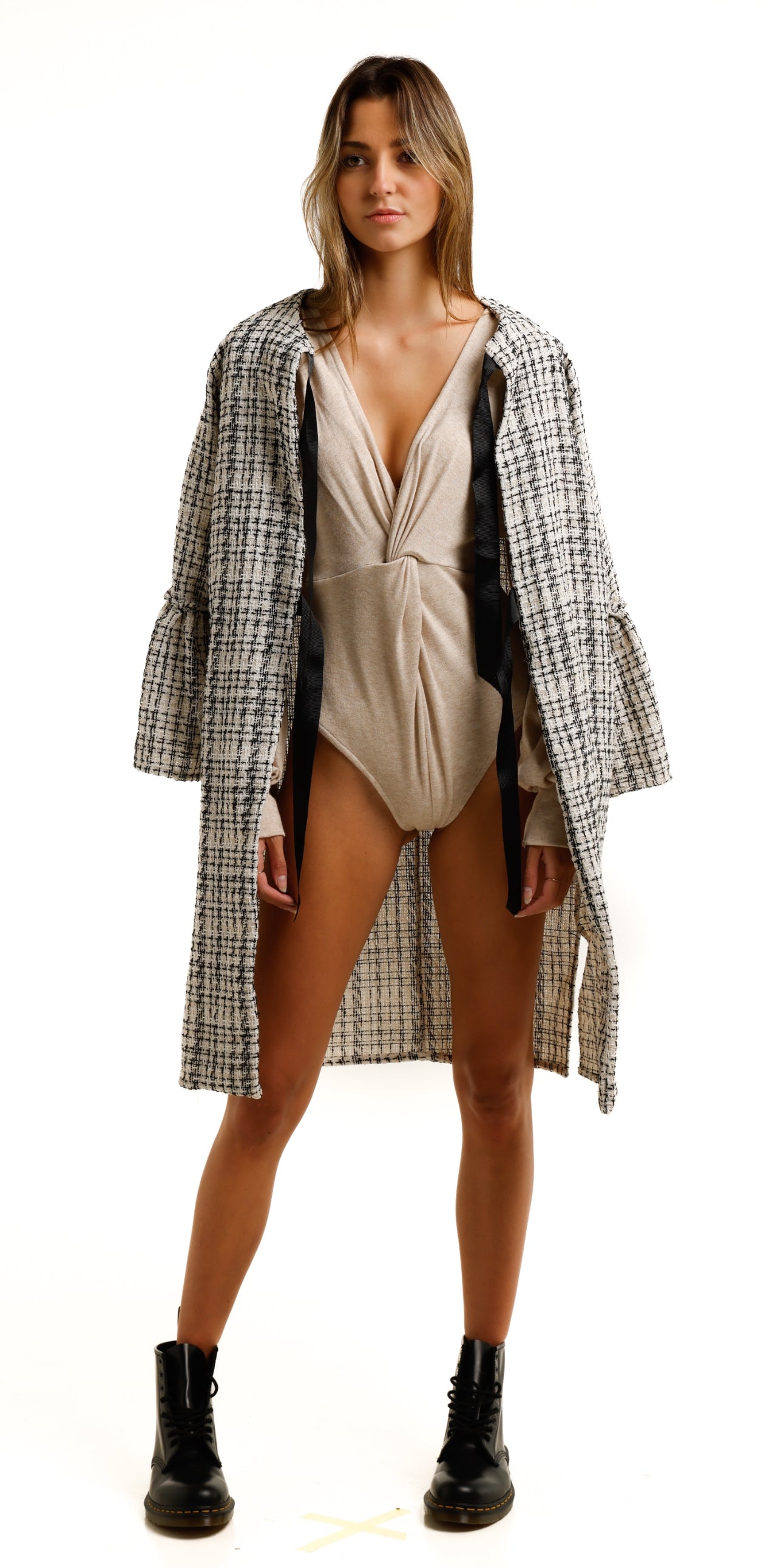 KNIT TWIST BODYSUIT