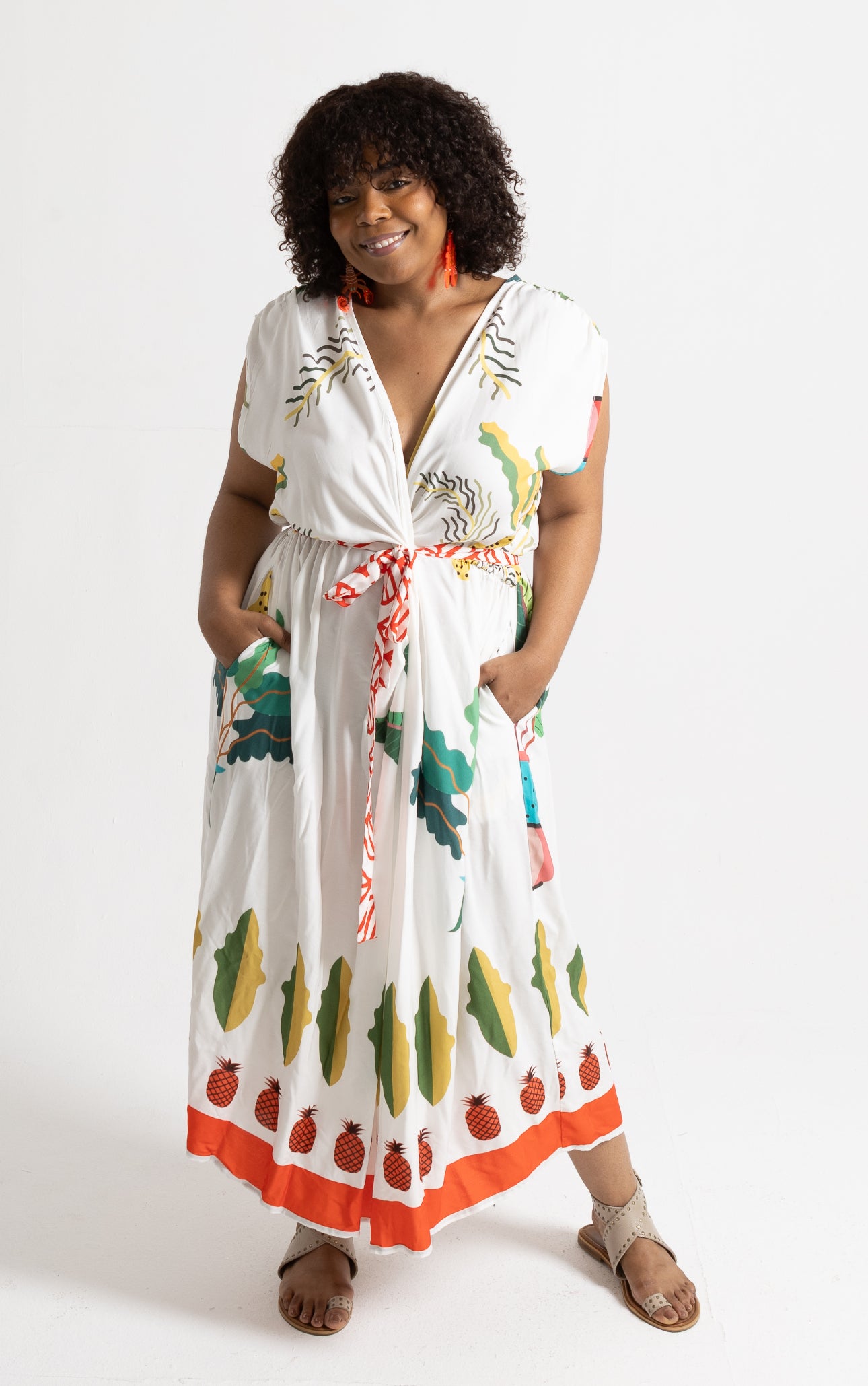 Pineapple Twist Dress