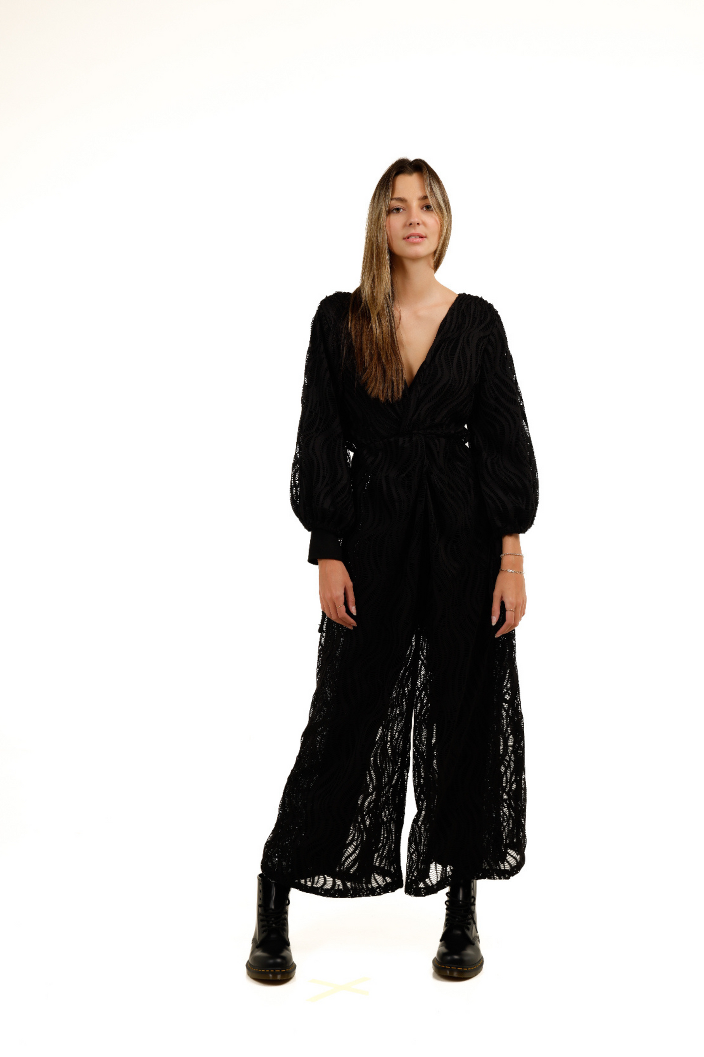 Luxe Cotton Lace Jumpsuit