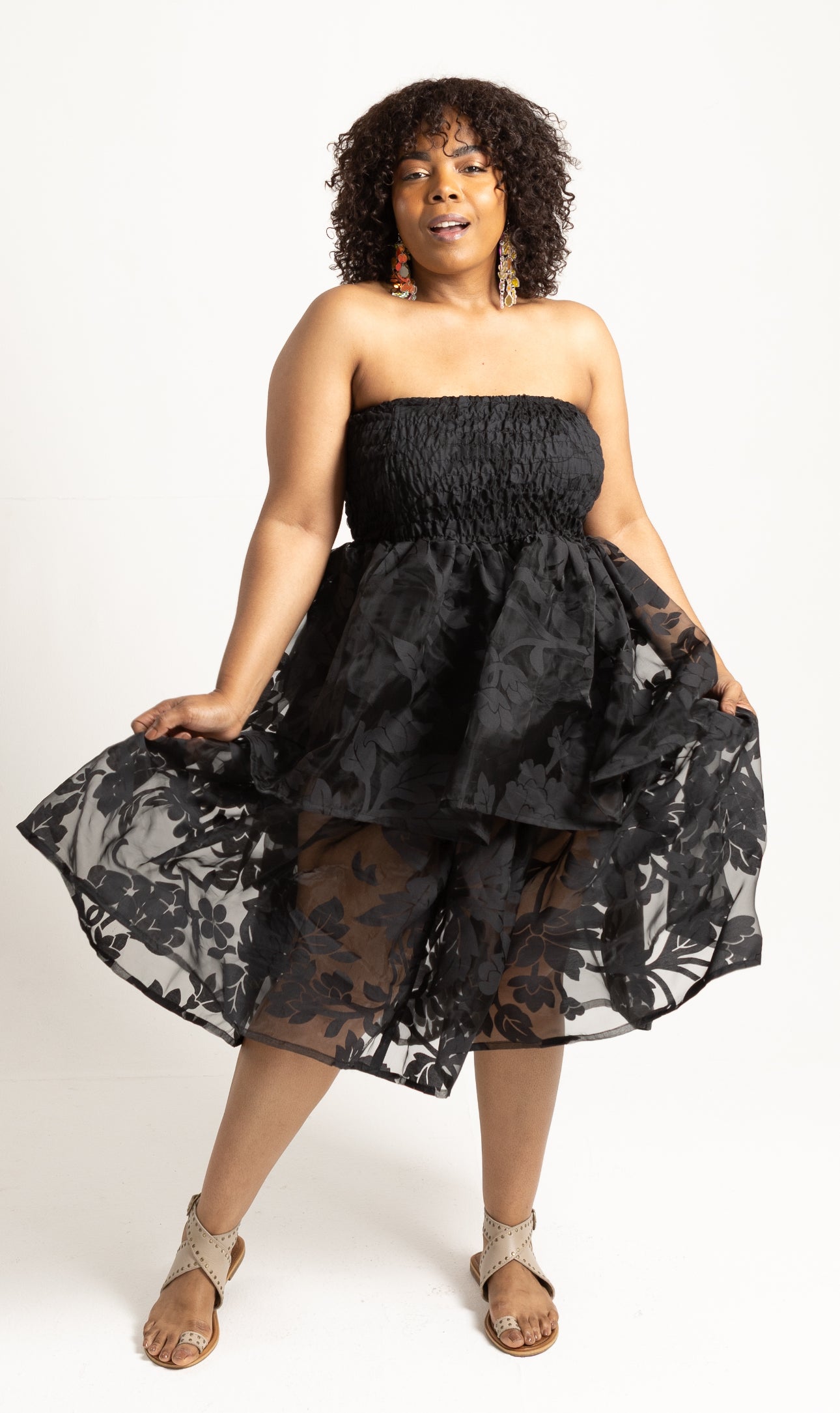 Organza Ruffle Skirt/Dress