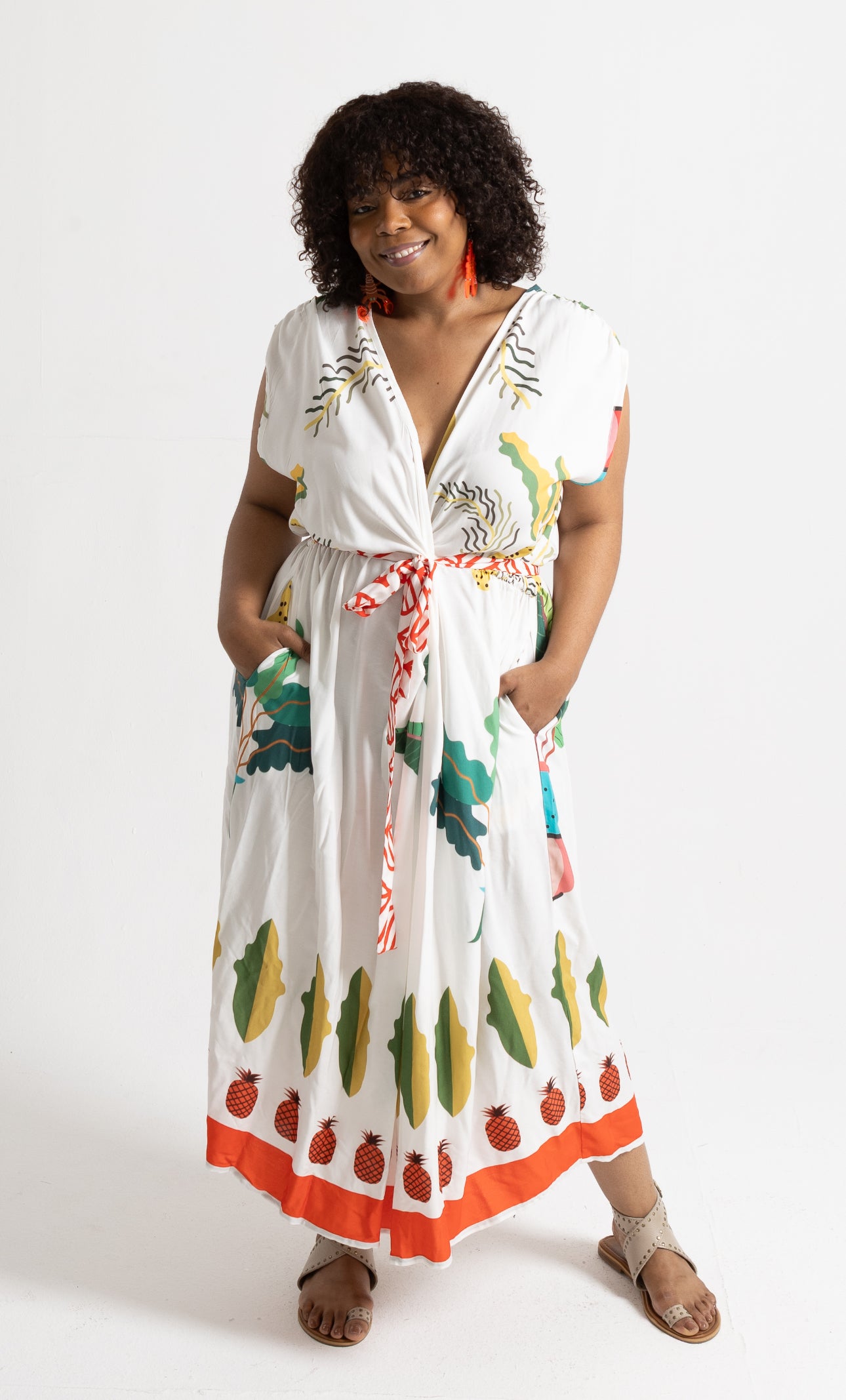 Pineapple Twist Dress