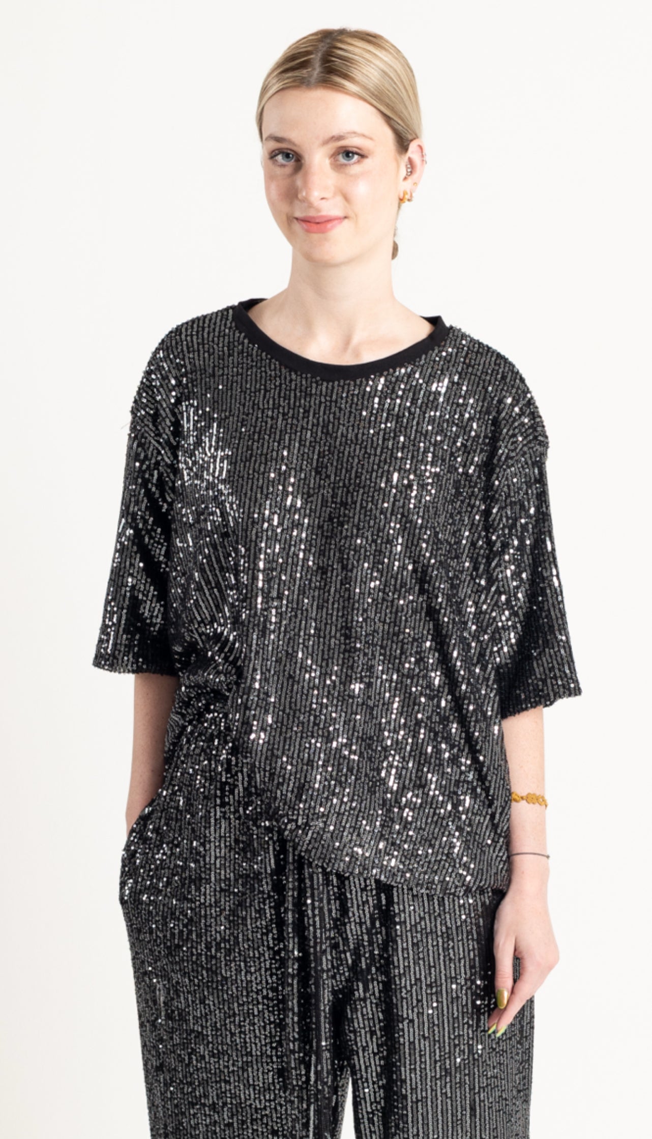 Gunmetal Boxy Tee