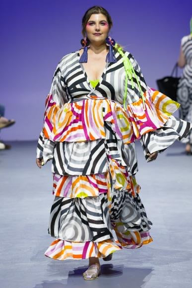 Circle Ruffle Kimono Dress