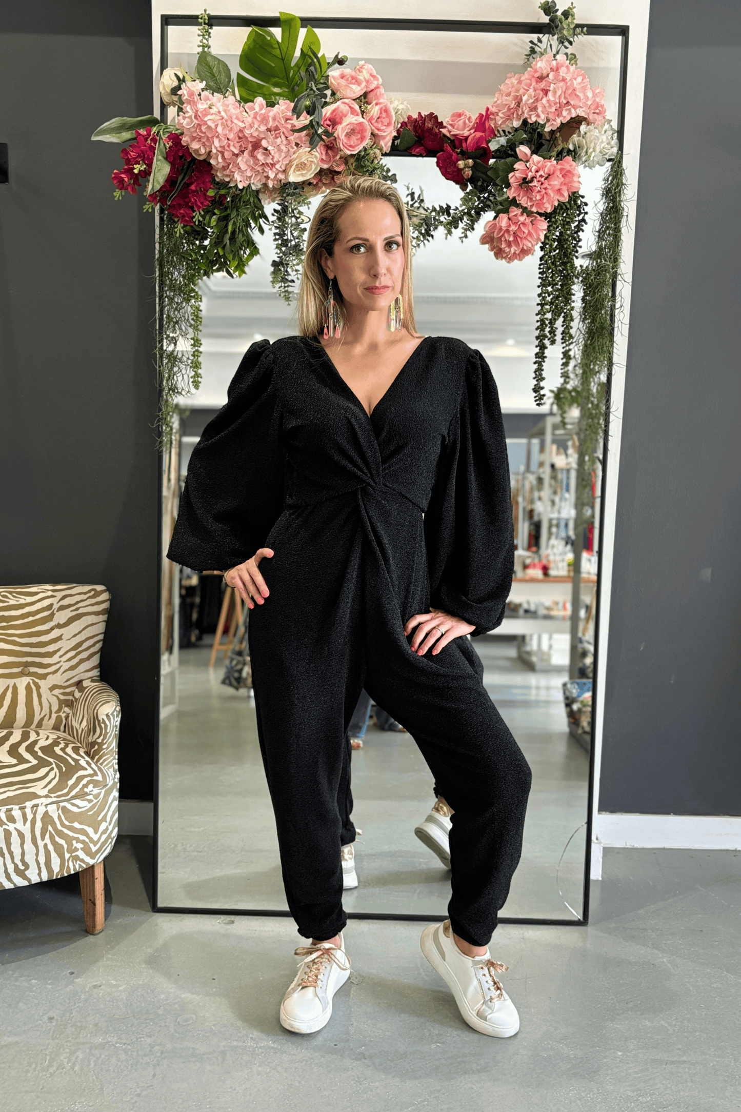 Sparkle Knit Jumpsuit