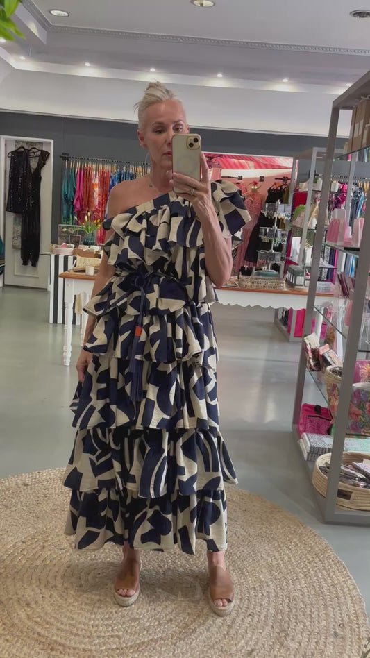 Ruffle Maxi